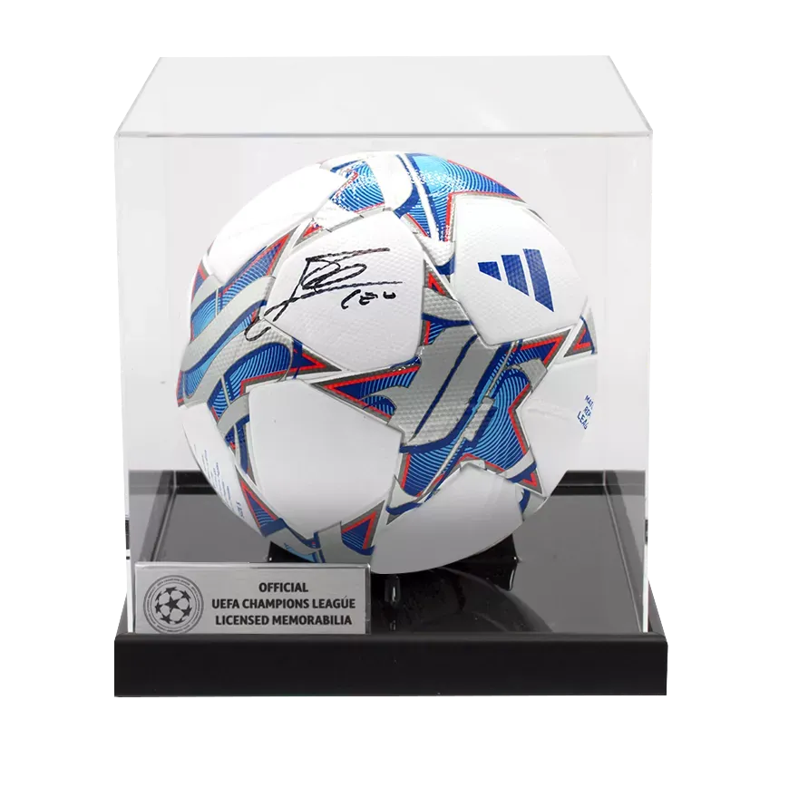 Lionel Messi Official UEFA Champions League Signed Football In A